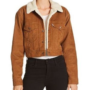 Levi’s Cropped Corduroy Jacket